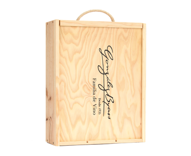 Caja madera 3 botellas