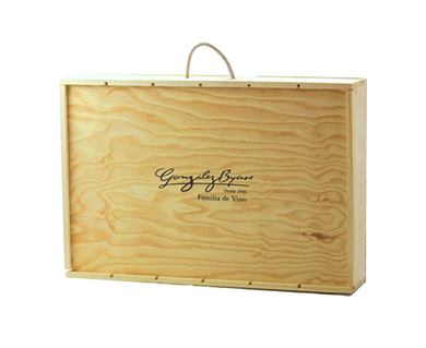 Caja madera 6 botellas