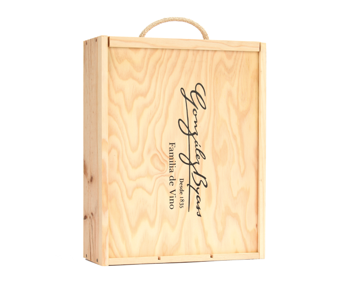 Caja madera regalo para 6 botellas vino