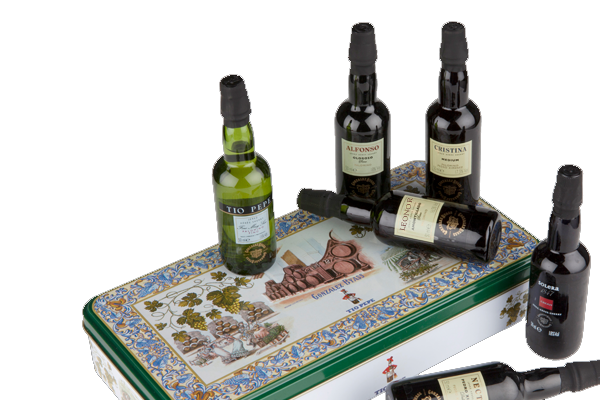 Lata 6 botellines TIO PEPE